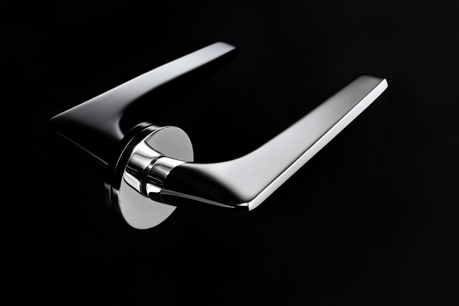 Twist door handle by Olivari